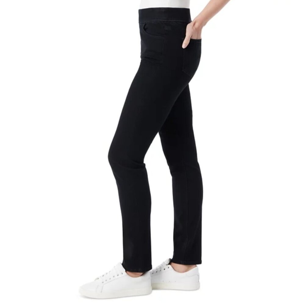 Gloria Vanderbilt Women's All Around Slimming Effect Pull-On High Rise Jean - Picture 2 of 8